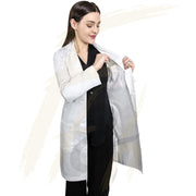 Elevar Deals Professional Lab Coat Women - Doctor Coat with 3 Pockets - Women Lab Coat with 34 Inch Length