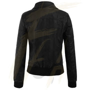 Lambskin Leather Jacket for women with Detachable Hoodie