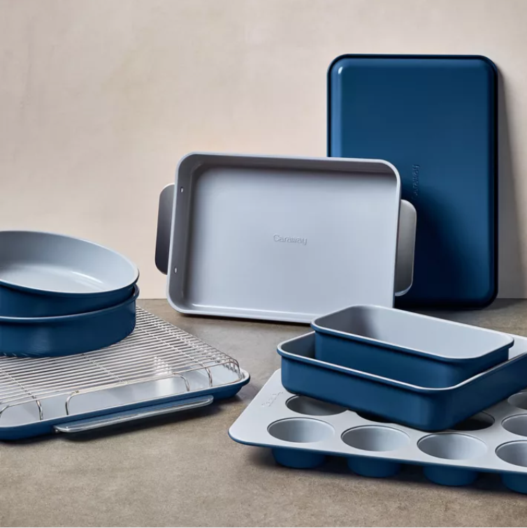 Caraway® Ceramic Nonstick 11-Piece Bakeware Set in Navy