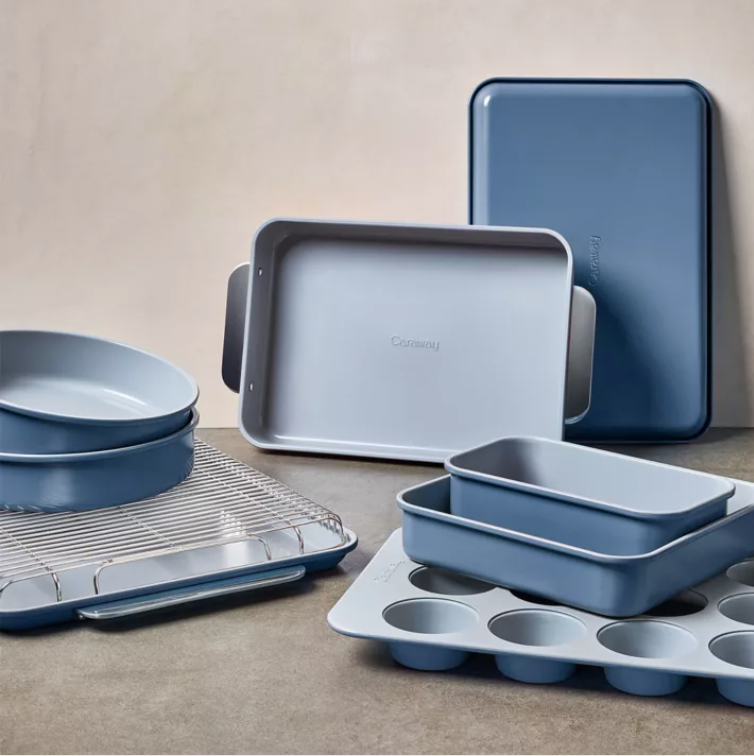 Caraway® Ceramic Nonstick 11-Piece Bakeware Set in Slate