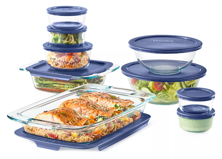 Pyrex® Bake, Prep, & Store 18-Piece Glass Food Storage Set