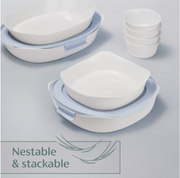 Rubbermaid® DuraLite™ 10-Piece Glass Bakeware Set with Lids