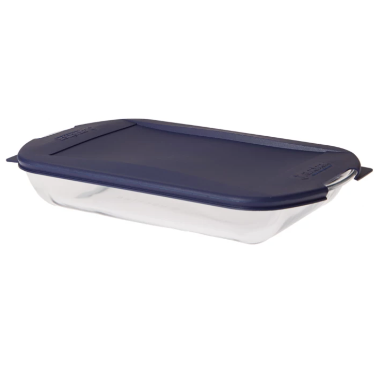 Anchor Hocking 4-Piece 3 qt. Portable Bake Dish in Navy