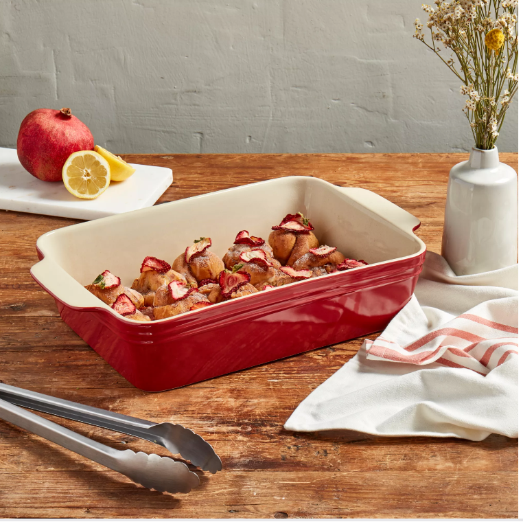 Our Table™ 4 qt. Stoneware Rectangular Baker in Red