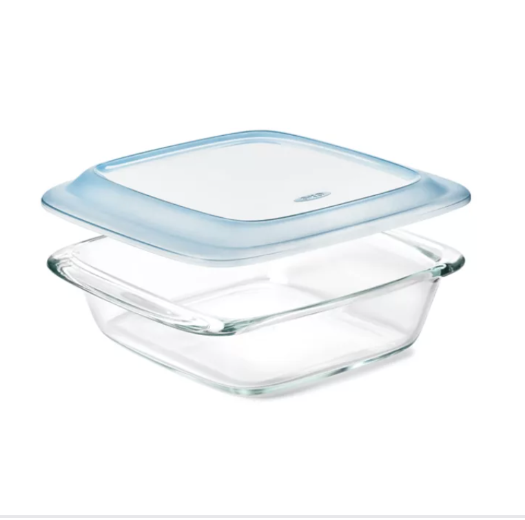 OXO Good Grips® 2 qt. Oblong Glass Baking Dish with Lid