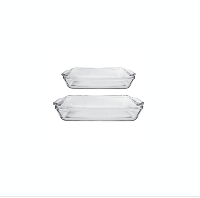 Anchor Hocking® 2-Piece Oven Basics Glass Baking Dish Set