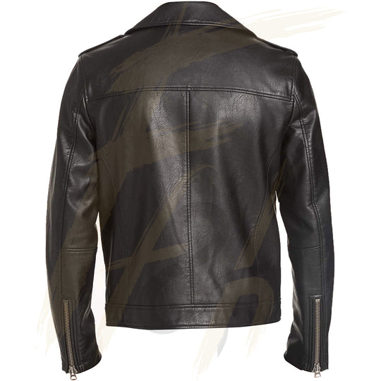 Stylo Lambskin Leather Biker Jacket for Men