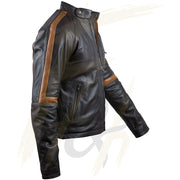 Suprendo Stripe Leather Jackets for Men – Men’s Leather Jackets